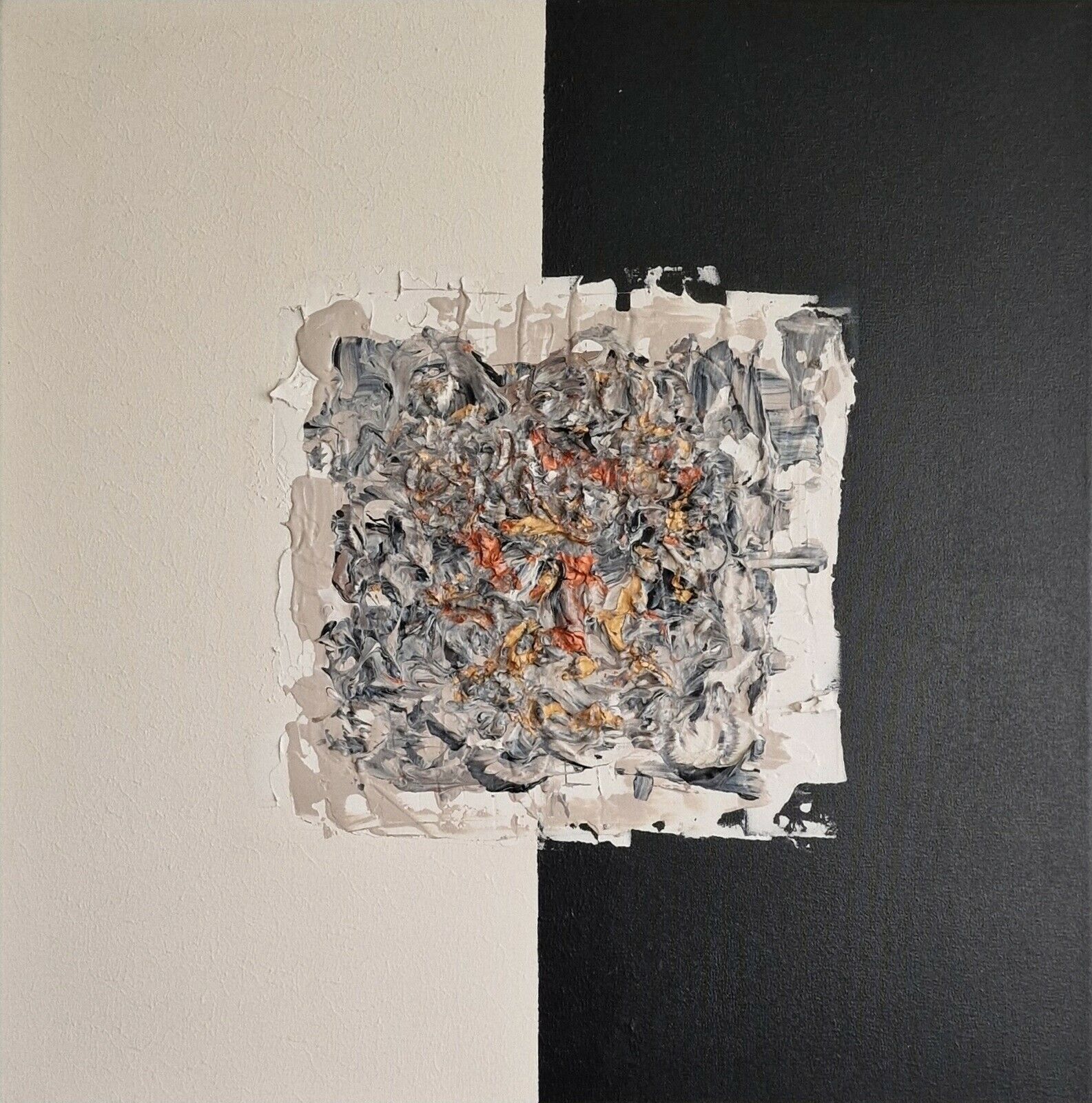 Akrylmaleri, Nicolai W., motiv: Abstrakt