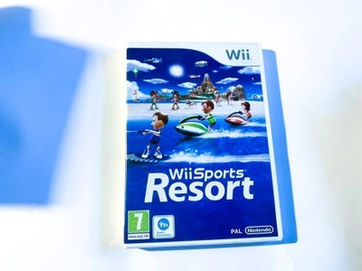 Wii Sports Resort, Nintendo Wii, Komplet med manual

Spillet er testet og virker uden problemer

Kan