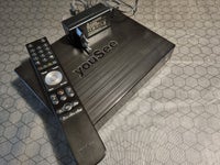 YouSee TV-boks og fjernbetjening, Humax model YSR-2000,