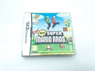 New Super Mario Bros, Nintendo DS, Komplet med manual

Kan sendes med:
DAO for 42 kr.
GLS for 44 kr.