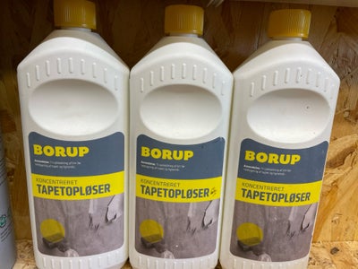 Tapetopløser, Borup, 3x1 liter liter, Sælger disse 3x1 liter Borup Tapetopløser som anvendes til opb
