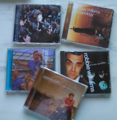 Robbie Williams:  5 Cd'er Stk. 25 kr., rock, Robbie williams - Life thru a lens (1997
Robbie william