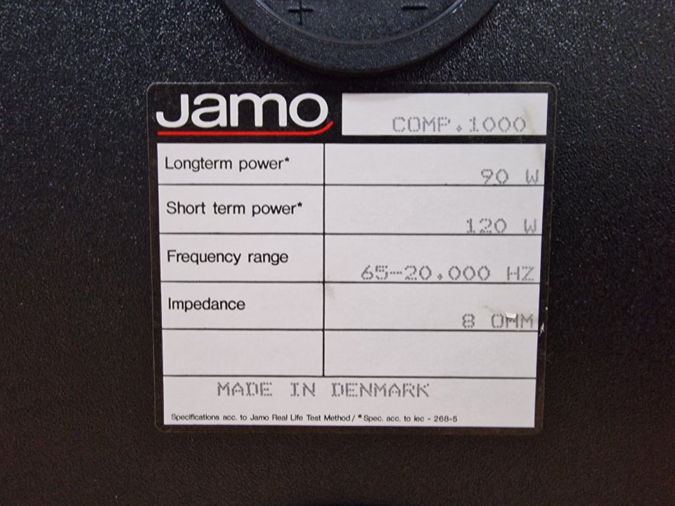 Højttaler, Jamo, COMPACT 1000