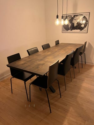 Spisebord, Eg, Naturplank.dk, b: 90 l: 160, Plankebord fra Naturplank.dk i mørk
Eg, er købt i 2021. 