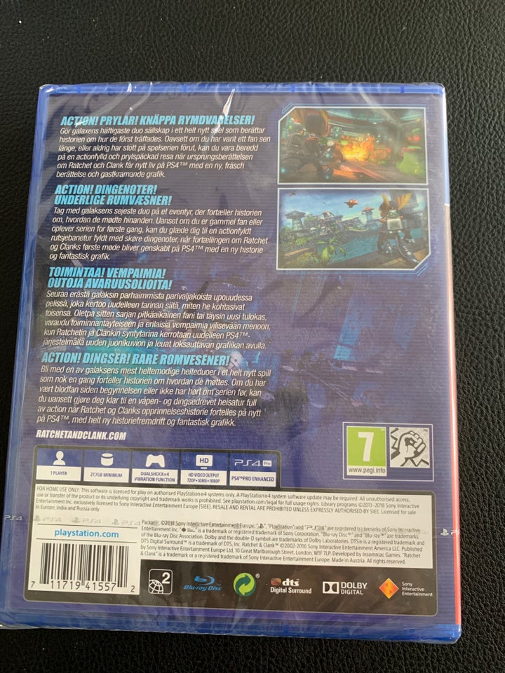 Ratchet & Clank, PS4, adventure