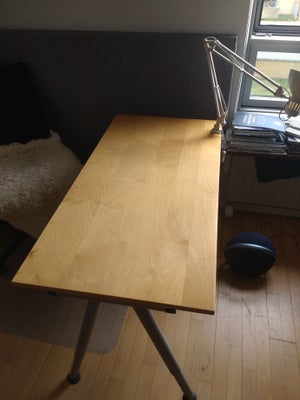 Skrivebord, IKEA galant, b: 60 d: 120 h: 70, justerbard højde 55-80