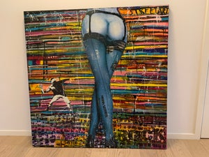 Unika “Urban Pop Art” maleri fra Jan Klein sælges
