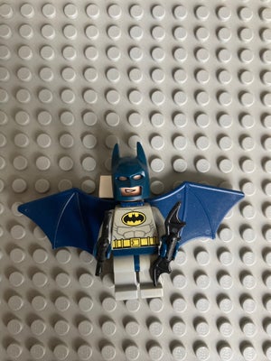 Lego Super heroes, Batman minifigurer. Figurerne har alle dele, men er delvist misfarvet af sollys, 