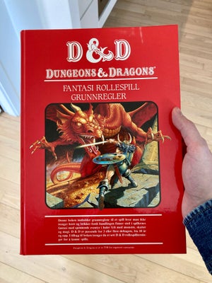 Bøger og blade, Bog, Dungeons & Dragons Fantasi rollespill grunnregler

Oversat til norsk fra Dungeo