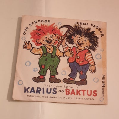 Single, Dirch Passer & Ove Sprogøe, Karius & Baktus, Børne-LP, Dirch Passer & Ove Sprogøe Karius & B