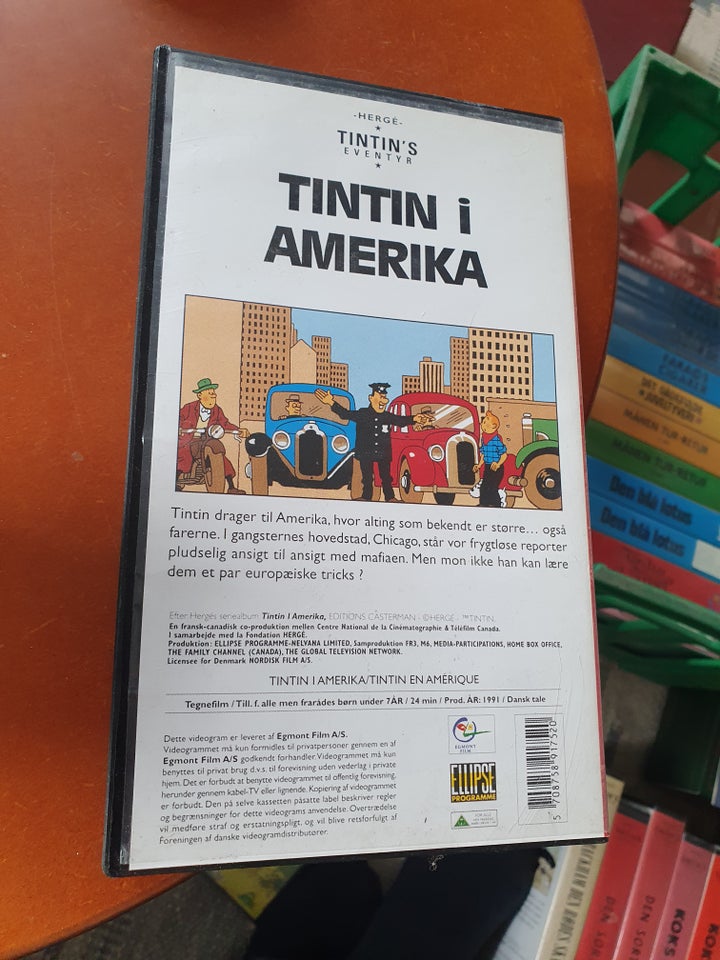 Tegnefilm, Tintin I Amerika