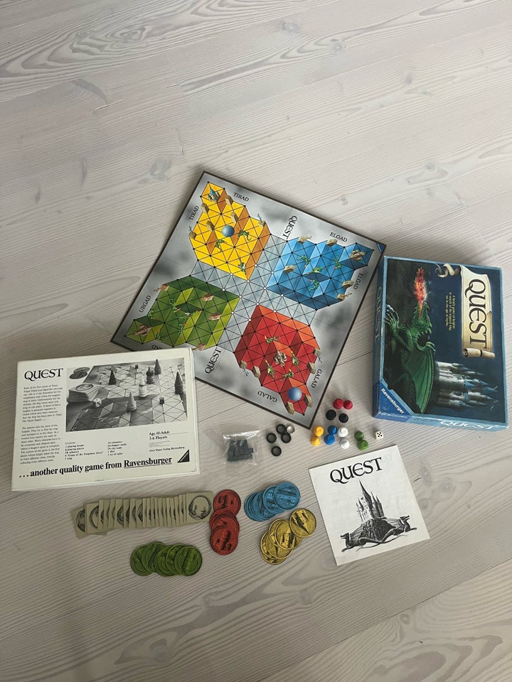 Quest, Børne- eller familiespil, brætspil