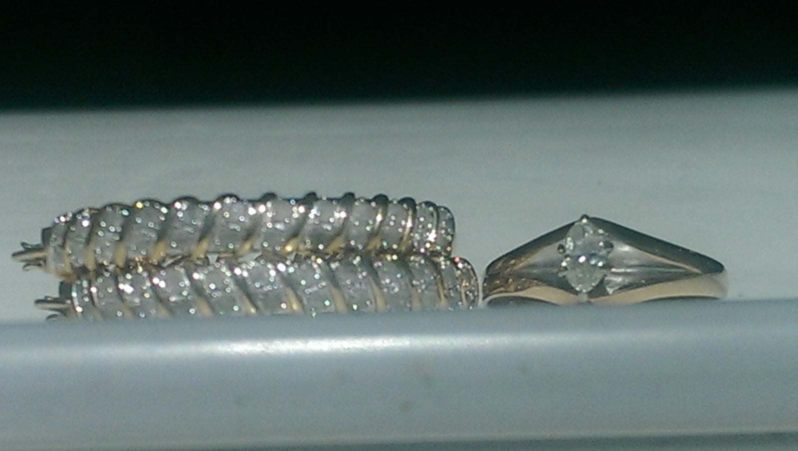 Øreringe, diamant, 2 ctw+ diamanthoops