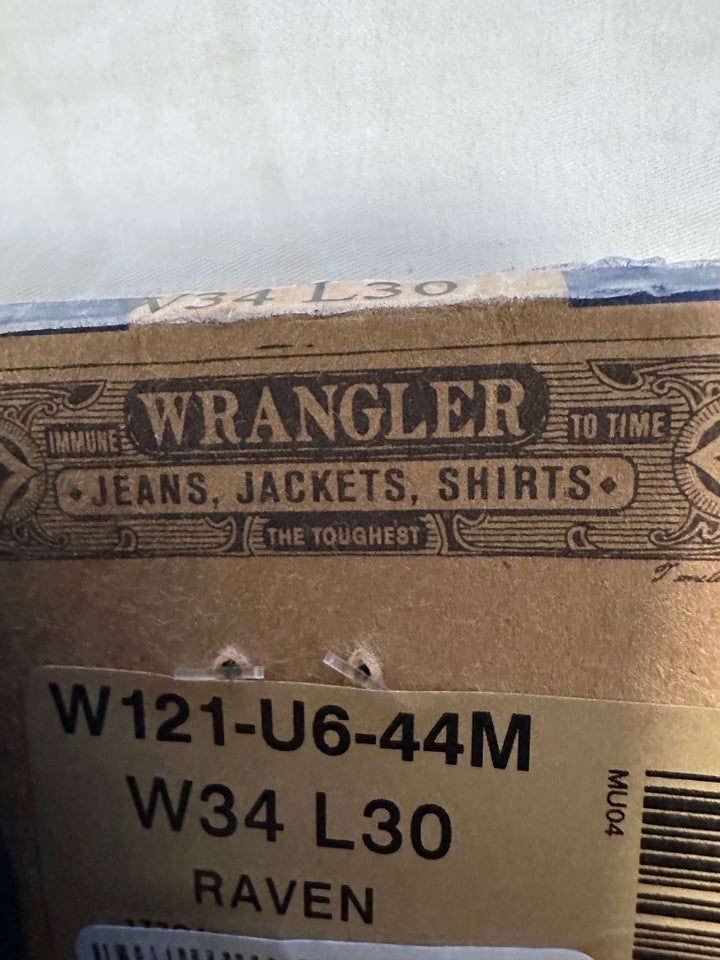 Jeans, Wrangler str. 34/30 splinternye., str. 34