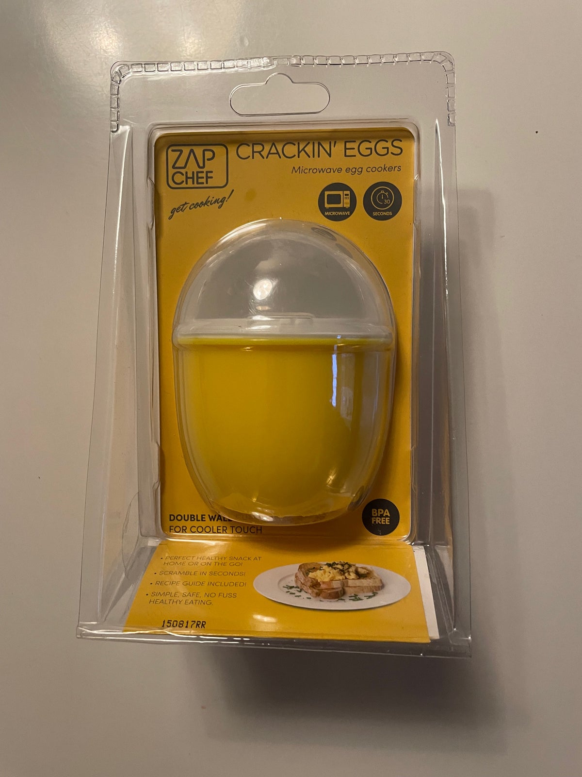 Crackin' Eggs microwave egg cooker 