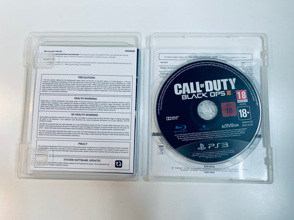 Call Of Duty Black Ops 3, Playstation 3, PS3