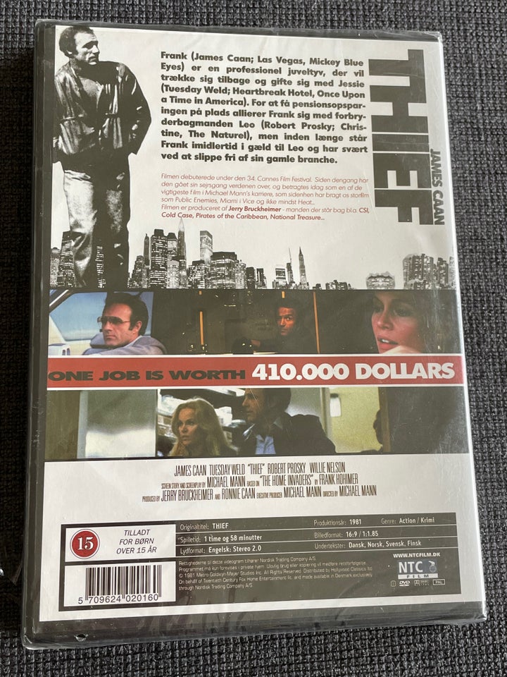 Thief - Voldens Gade (NY!), DVD, action
