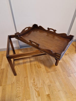 Andre borde, Butlers Tray Table - engelsk stilmøbel, mahogni, b: 50 l: 75, Butlers Tray bakkebord. A