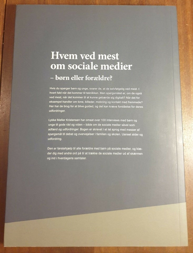 Børn & Sociale Medier, Lykke Møller Kristensen, emne: