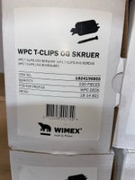 Wimex WPC T-clips 7 pakker