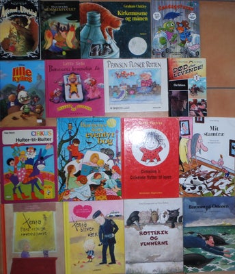 Børnebøger - 16 stk, Se bogliste, Her er 16 børnebøger for enhver smag som sælges til anførte faste 