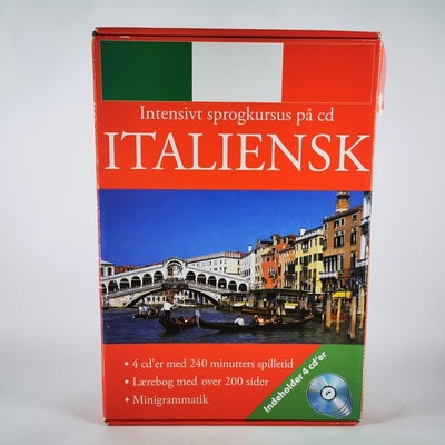 Intensiv sprogkursus på CD - Italiensk, Naumann, Intensiv sprogkursus på CD - Italiensk. Naumann & G