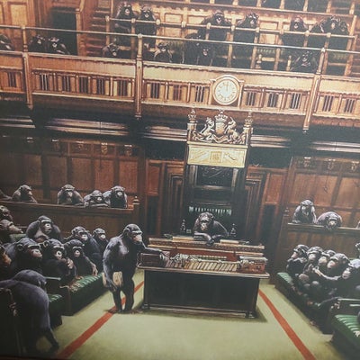 Banksy, Monkey Parliament, B: - Dba.dk - Køb Og Salg Af Nyt Og Brugt