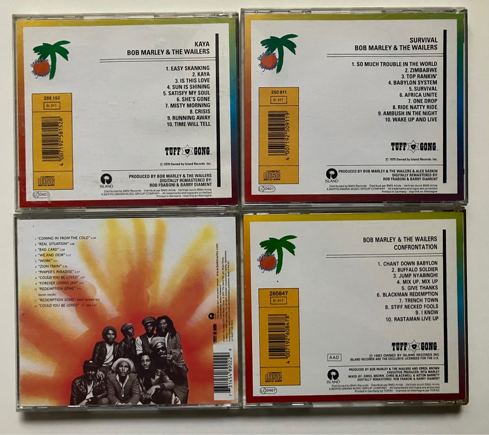 Bob Marley & The Wailers: Forskellige, reggae