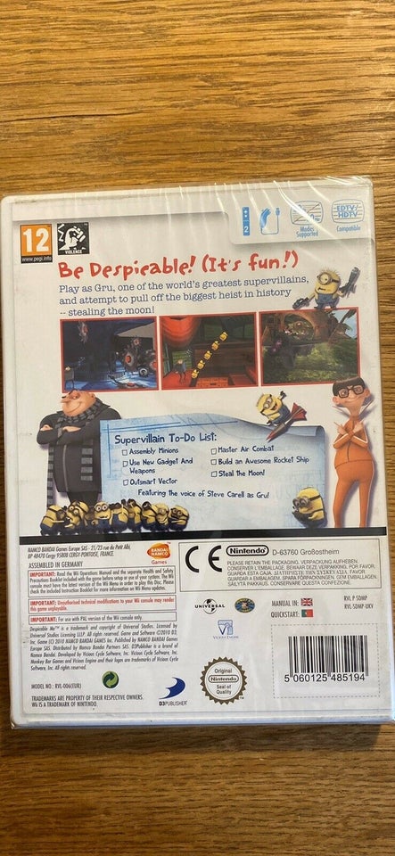 Ny i folie: Despicable Me, Nintendo Wii