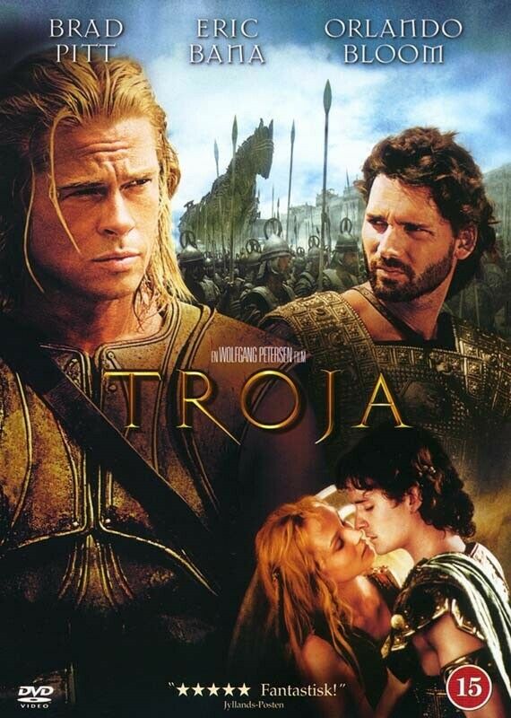 Troja (Troy), instruktør Wolfgang Petersen, DVD