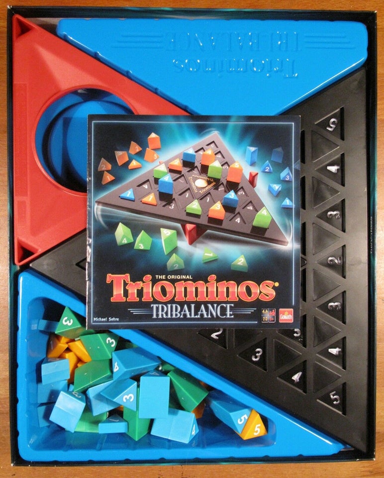 Triominos Tribalance (Goliath), familiespil, brætspil