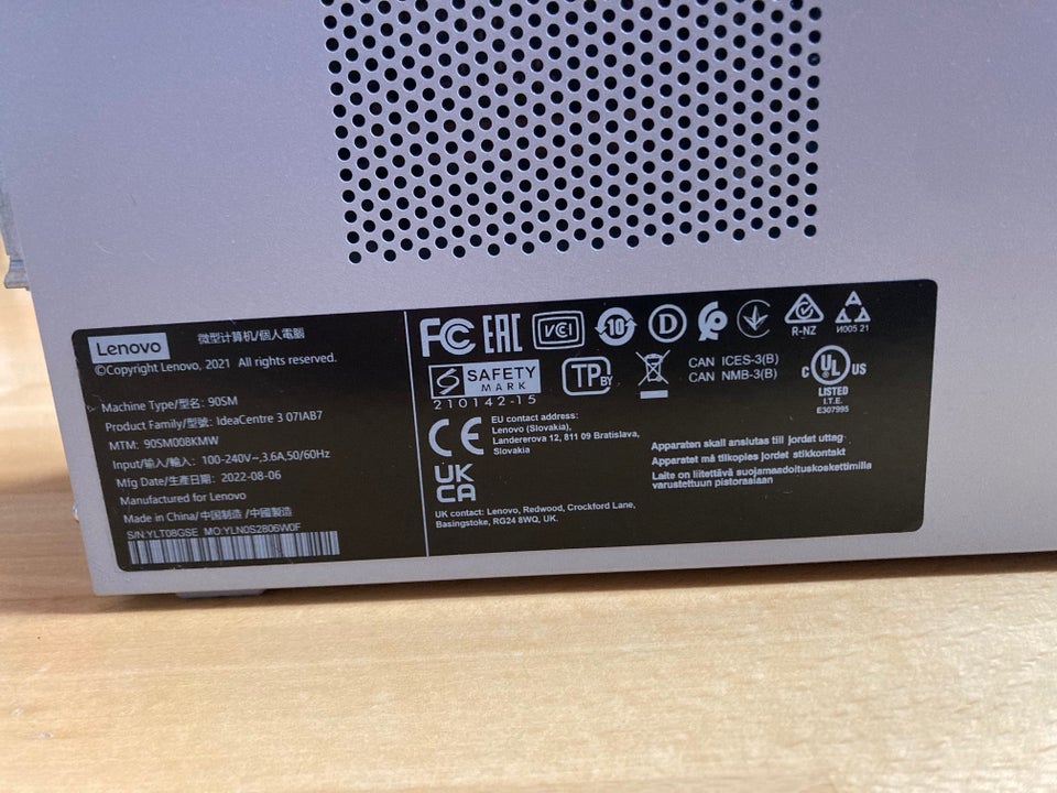 Lenovo, IdeaCentre 3 Cel/4/128, 4 GB ram