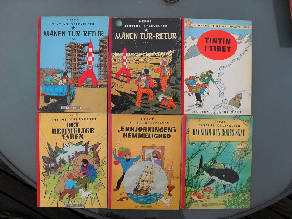 TINTIN NR. 1-23 I 1 UDGAVE OG 1 OPLAG, HERGE, Tegneserie