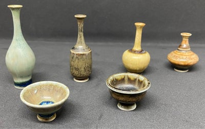 Keramik, Höganäs vaser og skåle, Höganäs, Lille samling virkelig flotte Höganäs / høganæs vaser og s