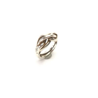 Ring, sølv, Gerhardt Plester sterling sølv ring skulpturel, En flot sterling sølv ring med skulpture