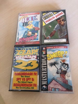 Spil , Commodore 64, Sælger, 50 kr pr. stk. 