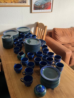 Keramik, Tallerken, Glas, kopper, Spise- middags tallerken, Denby Metz, 20 stk. Underkopper, 18 cm. 