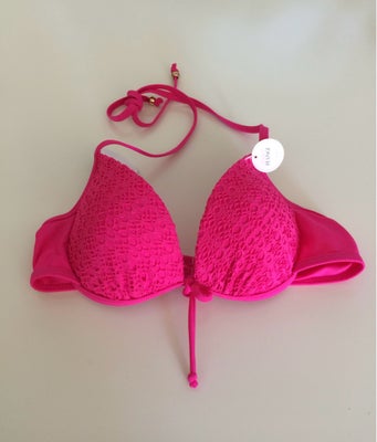 Badetøj, Bikini top, Hunkemøller , str. 75B,  Pink,  92% polyester, 8% elastene,  Ubrugt, Ny pink bi
