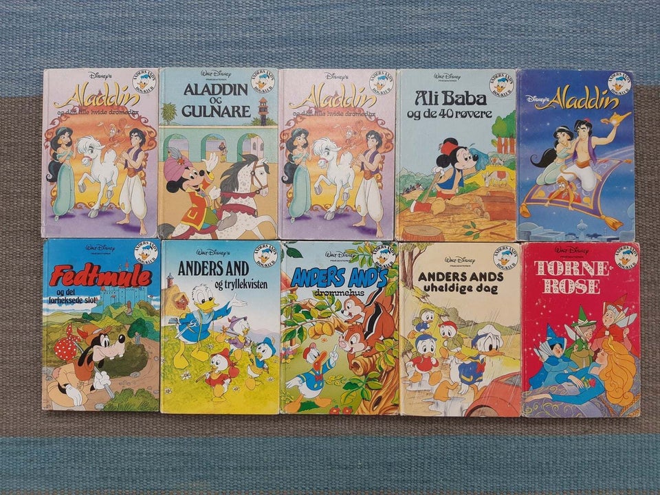 Anders And bog klub bøger, Disney