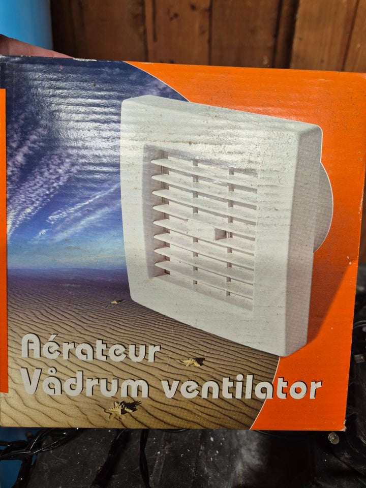 Vådrumsventilator, Aérateur