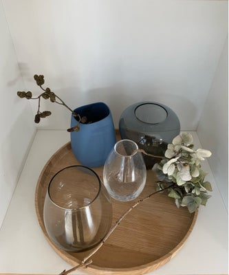 Andet, Vaser, Bla Holmegaard, 4 vaser sælges samlet

Foto nr 4: handmade “design by ASA” Germany, hø