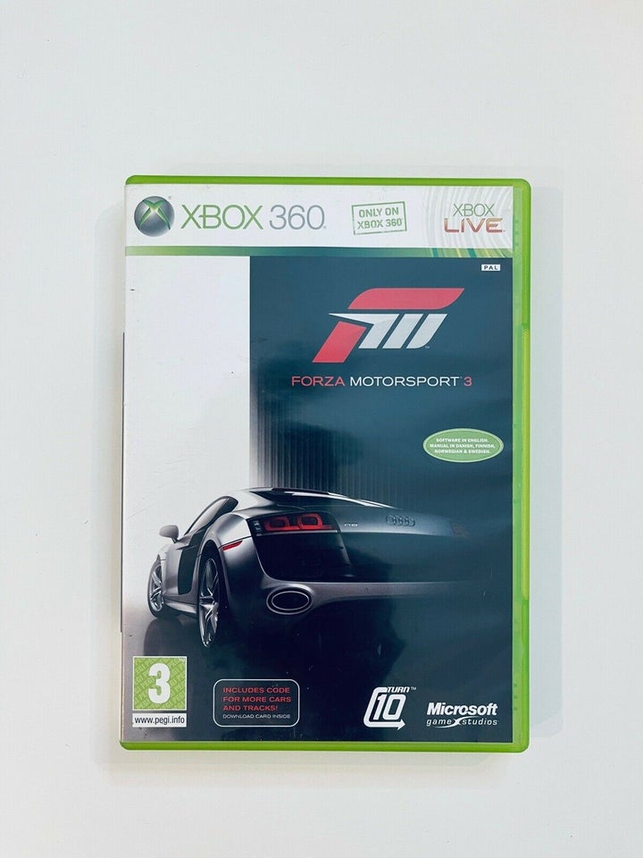 Forza Motorsport 3, Xbox 360, Xbox 360