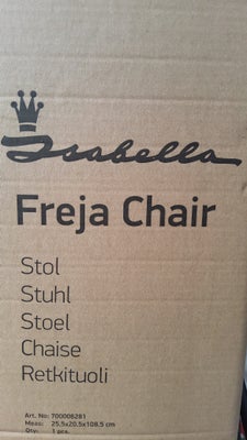 Campingstol Isabella model Freja, Ubrugt campingstol i original emballage.
Isabella Freja relax chai