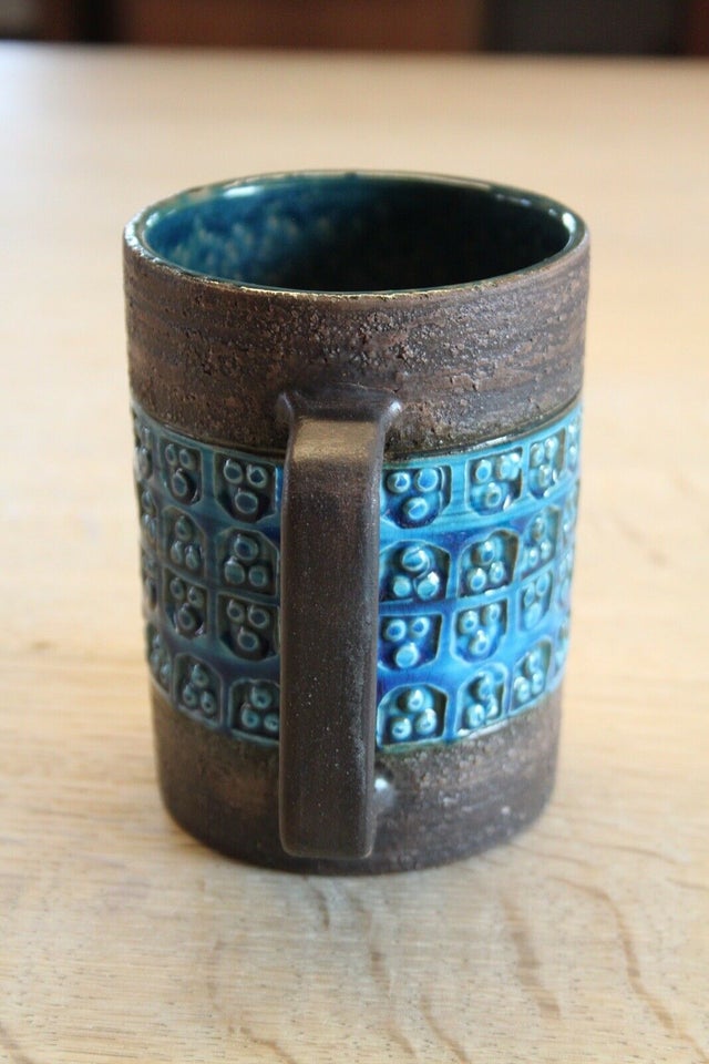 Keramik, Bitossi Krus, Rimini Blue Aldo Londi