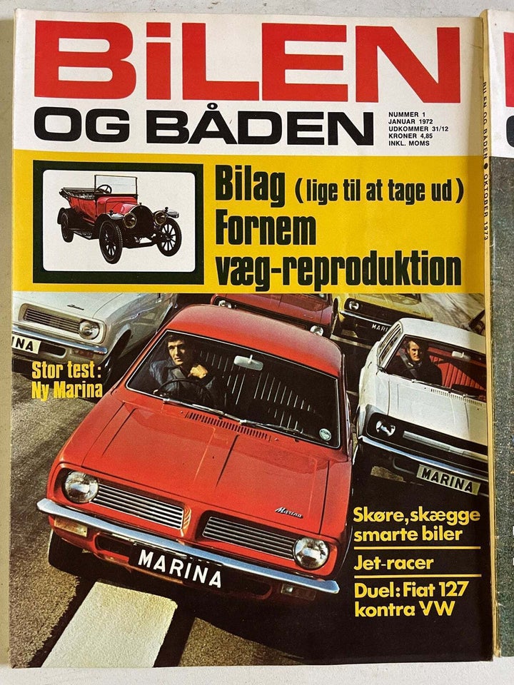 BILEN og BÅDEN 1970’erne, BILEN og BÅDEN , emne: bil og motor