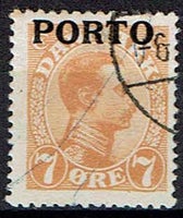 Danmark, stemplet, portomærke12