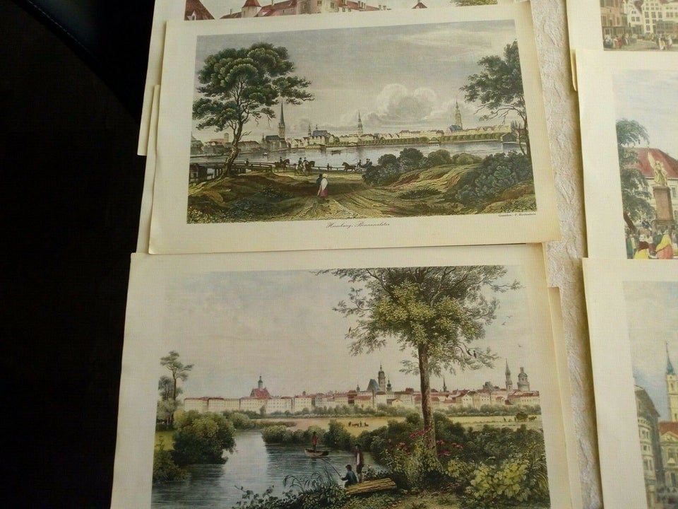 Billeder, 12 danske koberstik ca 1883