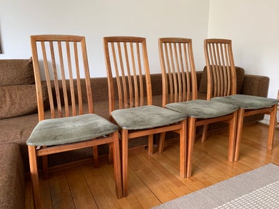 Spisebordsstol, Træ, EH DESIGN, 4 stk spisestuestol købt i Vestergaard Møbler
Robuste og med alm bru