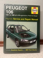 Reperationshåndbog, Peugeot 106