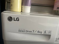 LG vaskemaskine, Direct Drive 7 / 4 kg, vaske/tørremaskine